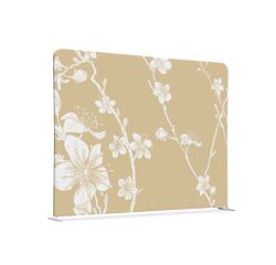 Textile Room Divider EU 200-150 Double Ab. Beige I6