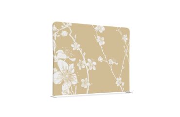Textil Raumteiler 200-150 Doppel Abstrakte Japanische Kirschblüte Beige