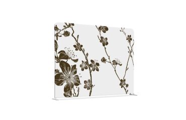 Textile Room Divider EU 200-150 Double Ab. Brown I9