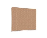 Textil Raumteiler 200-150 Doppel Hexagon Beige