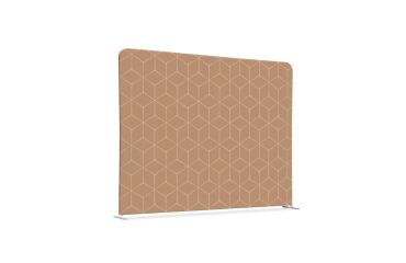 Textil Raumteiler 200-150 Doppel Hexagon Beige