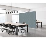 Cloison déco horizontale en tissu motif héxagone - H 150 cm