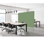 Textile Room Divider EU 200-150 Double Hex. Green I16