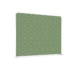 Textile Room Divider EU 200-150 Double Hex. Green I16