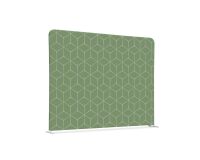 Textil Raumteiler 200-150 Doppel Hexagon Grün