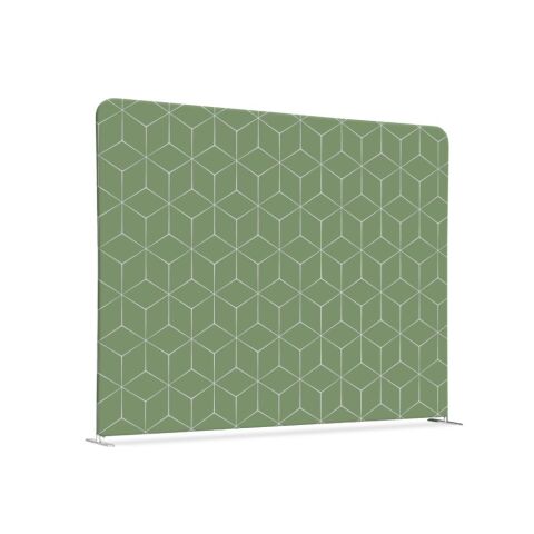 Separador textil 200-150 Doble Hexágono Verde