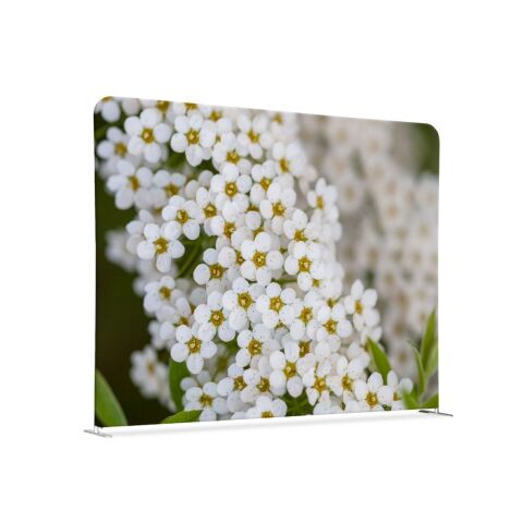 Separador textil 200-150 Doble Espirea Flor Blanca