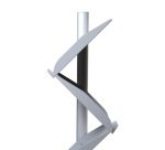 Zig Zag Brochure Stand 6x A4 Argent