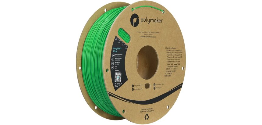 Polymaker PA02006 3D-printmateriaal Polymelkzuur Groen 1 kg