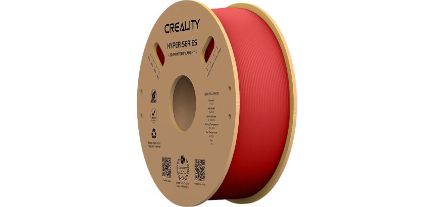 Creality Hyper PLA 3D Filament 1.75mm Red 1kg