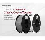 Creality 3D Filament PLA 1.75mm White + Gray 1kg