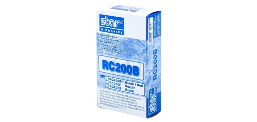 RC200B STAR SP200 NYLON RIBBON BLACK