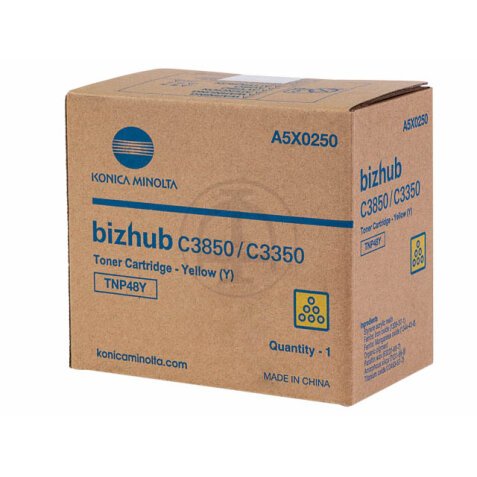 A5X0250 KONICA BIZHUB C3350 Toner Jaune  10.000Pages TNP48Y