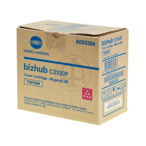 A0X5354 KONICA BIZHUB C3100 Toner Magenta  5000pag. TNP50M