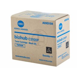 A0X5154 KONICA BIZHUB C3100 Toner Zwart  5000pag. TNP50K