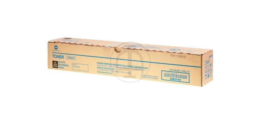 A8K3150 KONICA BIZHUB C227 Toner Zwart  24.000pag. TN221K