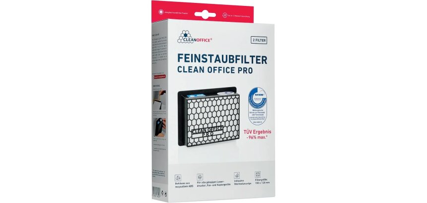 CLEANOFFICE PRO FEINSTAUBFILTER (2)  8302020 for Laserdrucker