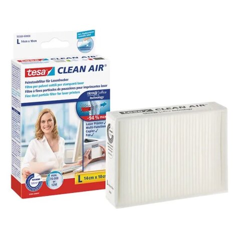 TESA CLEAN AIR FEINSTAUBFILTER GR L  5038000 for Laserdrucker 14x10cm