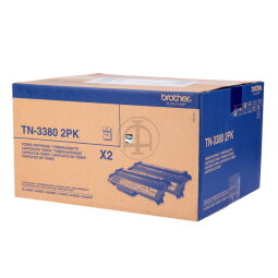 TN3380TWIN BROTHER HL5440 Toner Zwart(2)Hoge Capaciteit   2x8000pag. Hoge Capaciteit