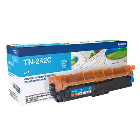 DE_TN242C BROTHER HL3142CW TONER CYAN ST