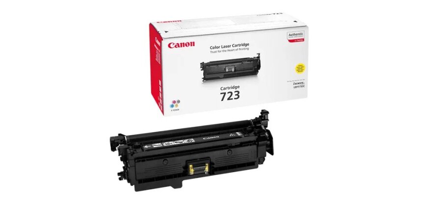 Canon 723 Y - jaune - original - cartouche de toner