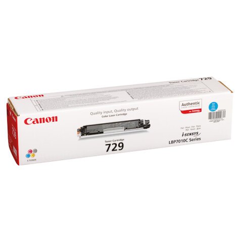 Canon CRG-729 C toner cartridge 1 pc(s) Original Cyan