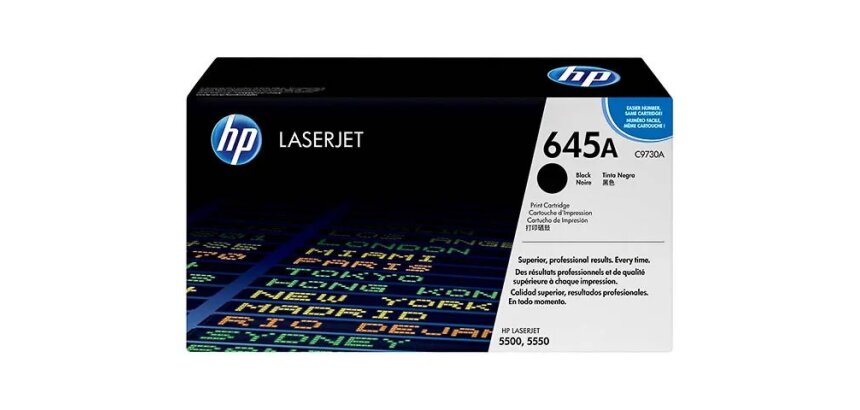 HP 645A - Schwarz - original - LaserJet - Tonerpatrone (C9730A)