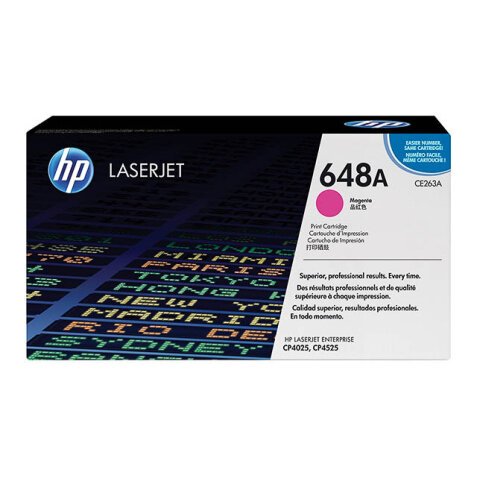 HP 648A - magenta - original - LaserJet - toner cartridge (CE263A)