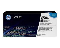 HP 650A - noir - original - LaserJet - cartouche de toner (CE270A)