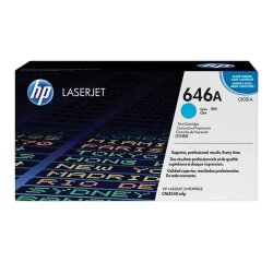 HP toner 646A, 12 500 pages, OEM CF031A, cyan