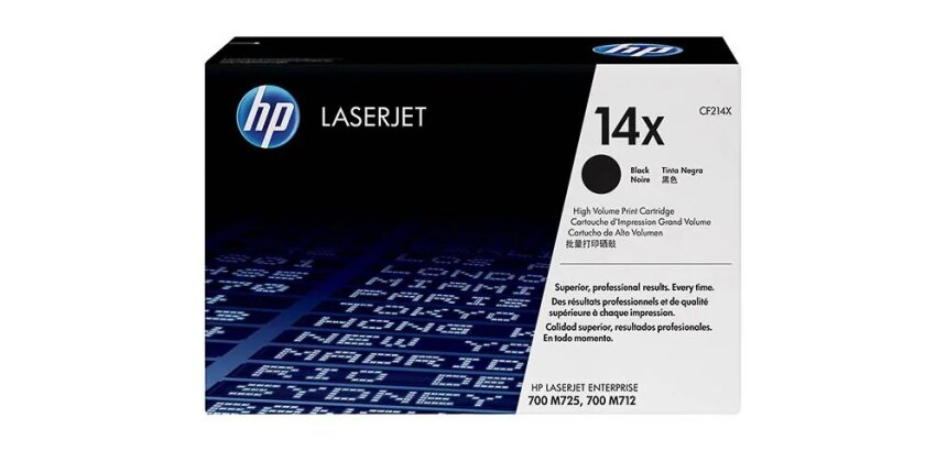 HP 14X - hoog rendement - zwart - origineel - LaserJet - tonercartridge (CF214X)