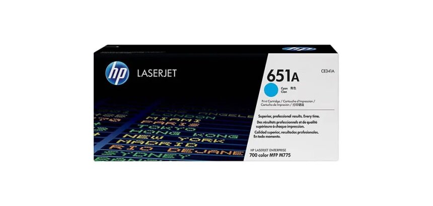 HP 651A - Cyan - original - LaserJet - Tonerpatrone (CE341A)