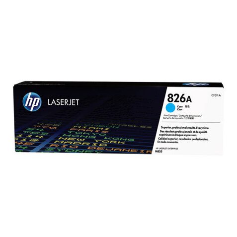 HP 826A - cyaan - origineel - LaserJet - tonercartridge (CF311A)