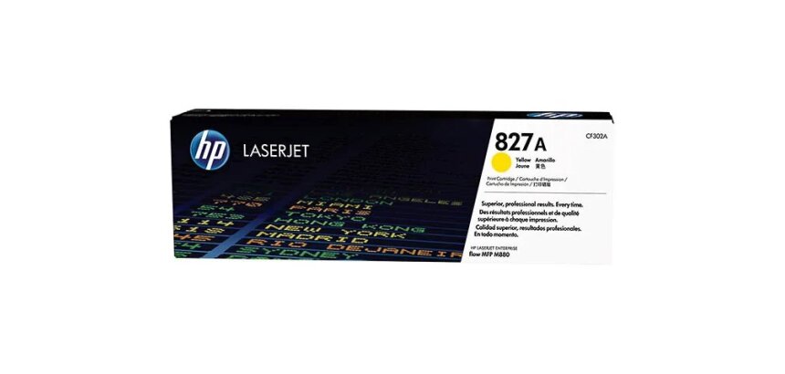 HP 827A - geel - origineel - LaserJet - tonercartridge (CF302A)