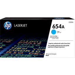 HP 654A - cyan - original - LaserJet - cartouche de toner (CF331A)