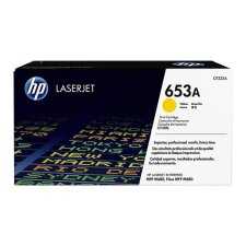 HP 653A - yellow - original - LaserJet - toner cartridge (CF322A)