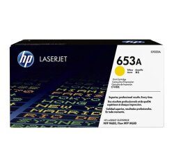 HP 653A - yellow - original - LaserJet - toner cartridge (CF322A)
