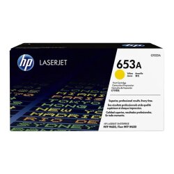 HP 653A - jaune - original - LaserJet - cartouche de toner (CF322A)