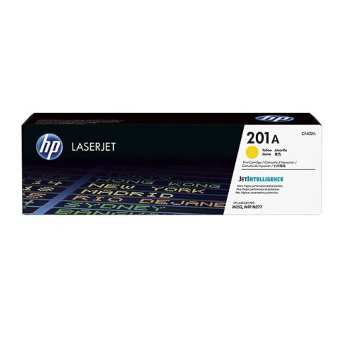 HP 201A - jaune - original - LaserJet - cartouche de toner (CF402A)