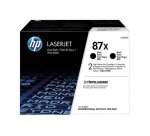 HP 87X - 2er-Pack - Hohe Ergiebigkeit - Schwarz - original - LaserJet - Tonerpatrone (CF287XD)