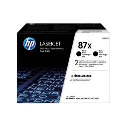 HP 87X - 2er-Pack - Hohe Ergiebigkeit - Schwarz - original - LaserJet - Tonerpatrone (CF287XD)