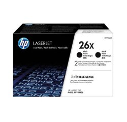 HP toner 26X, 9 000 pagina's, OEM CF226XD, zwart, duopack