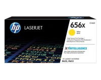 HP 656X - hoog rendement - geel - origineel - LaserJet - tonercartridge (CF462X)