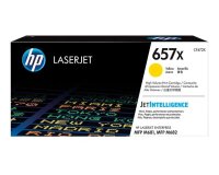 HP 657X - High Yield - yellow - original - LaserJet - toner cartridge (CF472X)