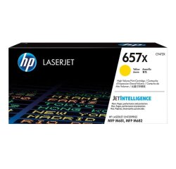 HP 657X - High Yield - yellow - original - LaserJet - toner cartridge (CF472X)