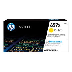 HP 657X - à rendement élevé - jaune - original - LaserJet - cartouche de toner (CF472X)