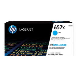 HP 657X - High Yield - cyan - original - LaserJet - toner cartridge (CF471X)