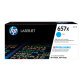 HP 657X - à rendement élevé - cyan - original - LaserJet - cartouche de toner (CF471X)