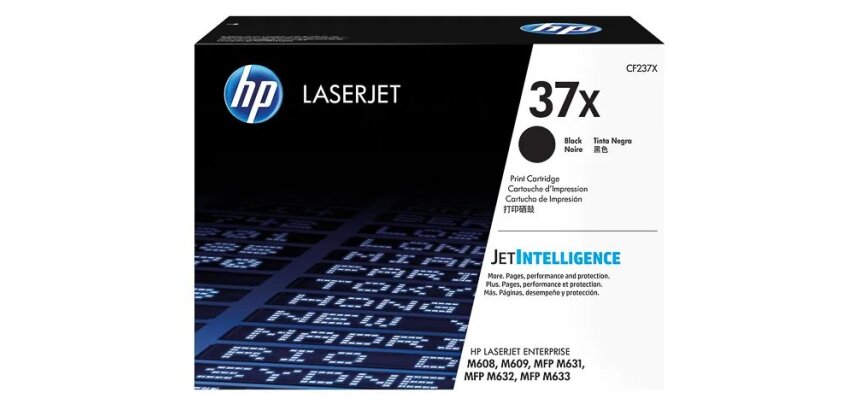 HP 37X - Hohe Ergiebigkeit - Schwarz - original - LaserJet - Tonerpatrone (CF237X) - US-Regierung