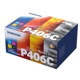 Samsung CLT-P406C - 4 - zwart, geel, cyaan, magenta - origineel - tonercartridge (SU375A)